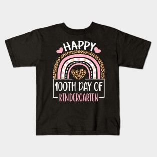 100th Day Of Kindergarten Funny 100 Days Of School Teacher Kids T-Shirt